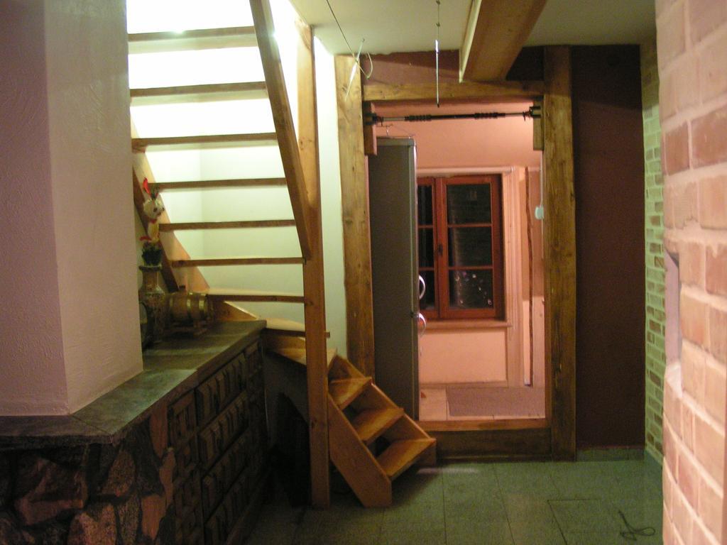 Dom Z Sauna - Lugiele Dzierwiany ภายนอก รูปภาพ